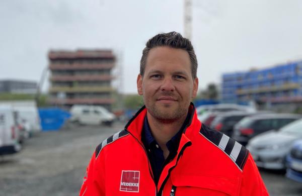 Distriktsleder for Veidekke Bygg Rogaland blir Bendik Aarstad. Foto: Veidekke