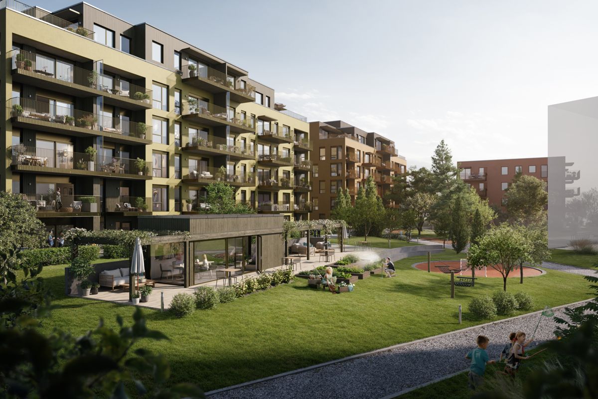 Nå starter byggingen av boligprosjektet Stålverket Torg på Hamar. Den første blokken i prosjektet inneholder 34 leiligheter, og det er planlagt innflytting fra 1. halvår 2024