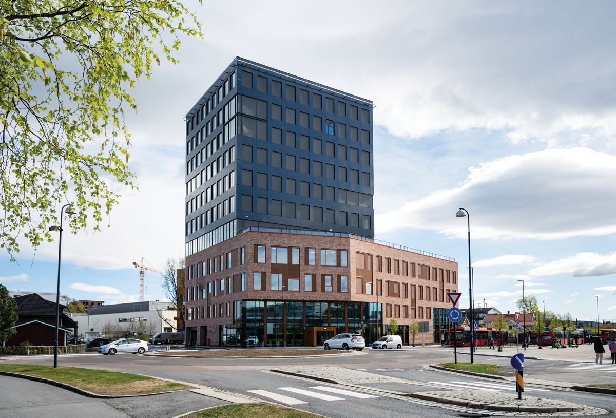 Kvartal 1 i Lillestrøm, fotodato 12.5.2022. 
Foto: Trond Joelson, Byggeindustrien