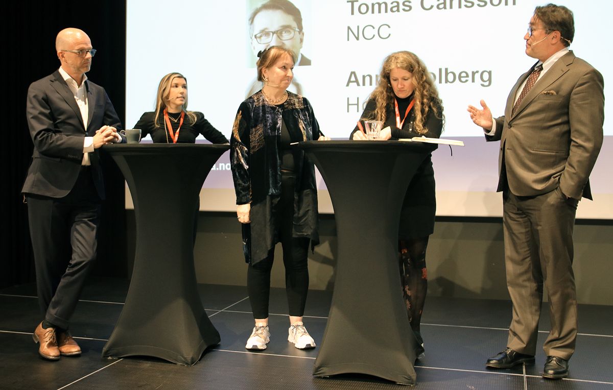 F.v. Ole Erik Almlid, Anna Molberg, Gunn Marit Helgelsen, Tuva Moflag, og Tomas Carlsson.
