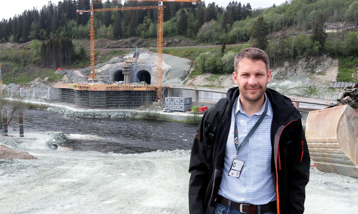 Martin Jusnes Engum er prosjektleder for Statens vegvesen. Foto: John Inge Vikan