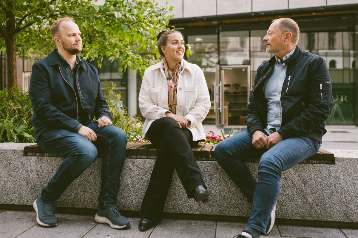 Frode Gresseth, Celine Flo og Geir Antonsen går inn i Probea-ledelsen. Foto: Tom Atle Bordevik