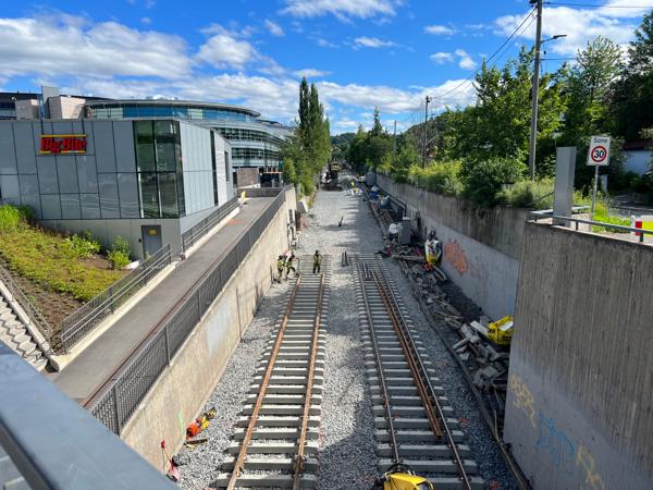 Sporveien har utført omfattende vedlikeholdsarbeid på T-banestrekningen mellom Blindern og Ullevål.