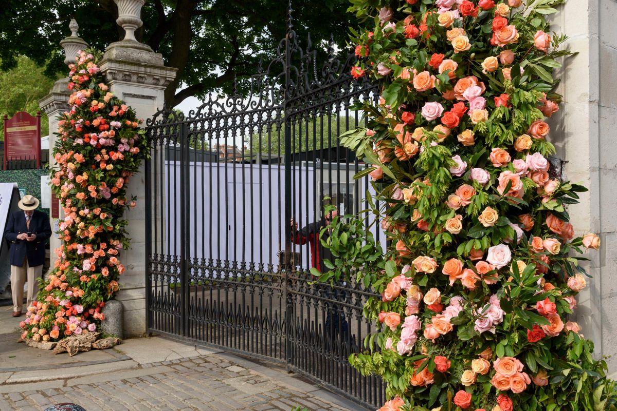 <i>Larry Walshe Studios: Welcome Home. Designed by: Larry Walshe. Sponsored by Royal Flowers Inc. Show Feature. RHS.Chelsea Flower Show 2019.</i>