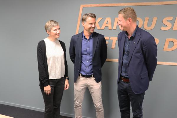 Anny Øen, Lars Myhre Hjelmeset og Amund Tøftum. Foto: Lars Barth-Heyerdahl