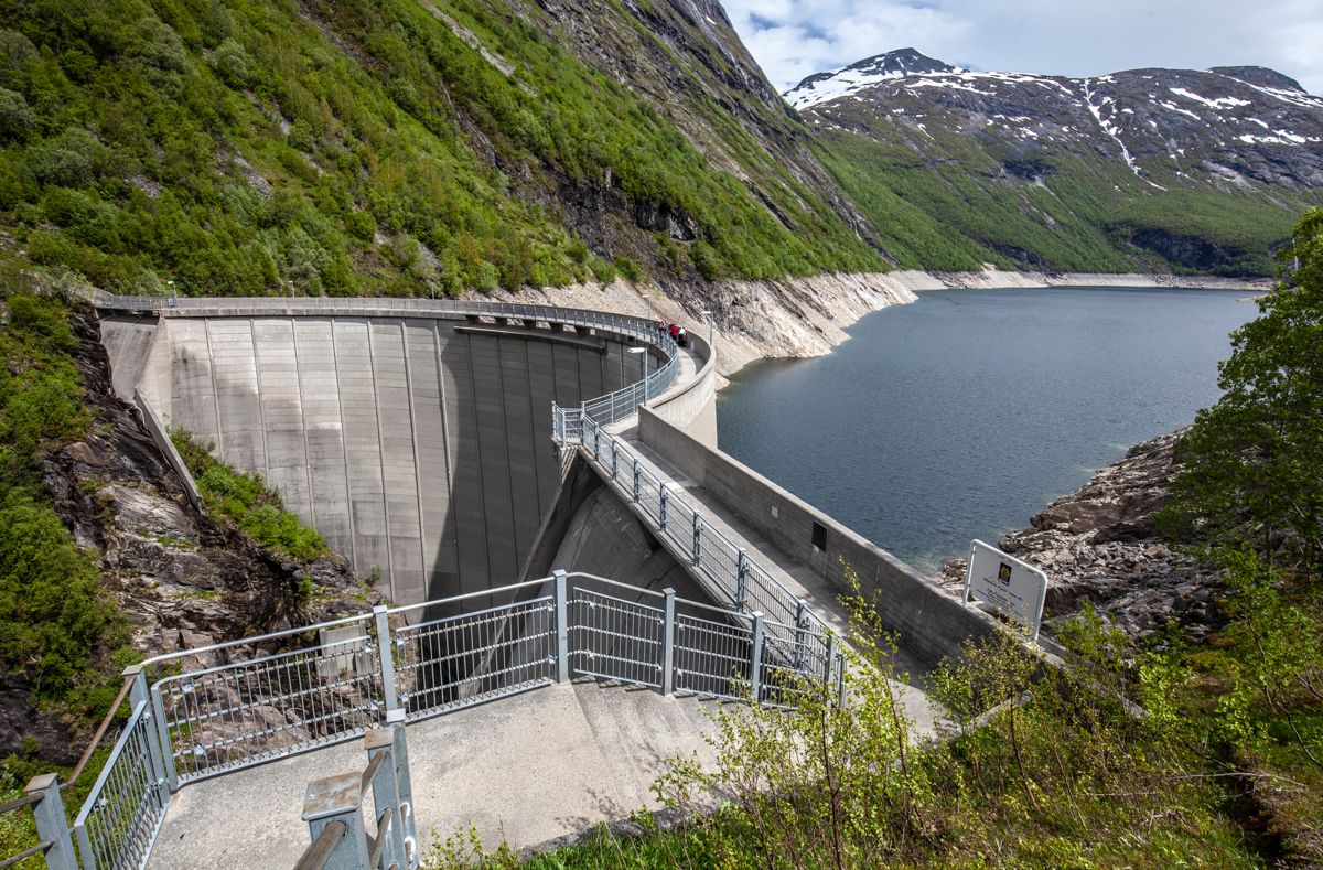 Kraftproduksjonen i Sørvest-Norge var historisk lav i forrige uke. Foto: Halvard Alvik / NTB