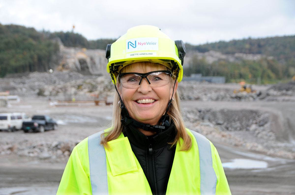 Administrerende direktør Anette Aanesland i Nye Veier. Foto: Nye Veier