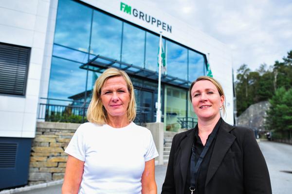 Cathrine Norstrand (t.v.) er ny innkjøpsleder, mens Sigrun Håheim er FM Gruppens nye finansdirektør. Foto: FM Gruppen