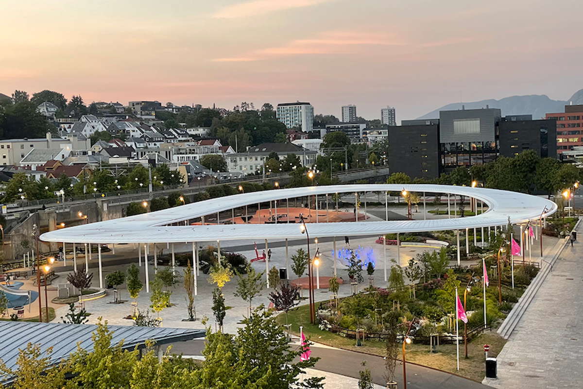 Ruten bypark i Sandnes. Foto: Floire Daub