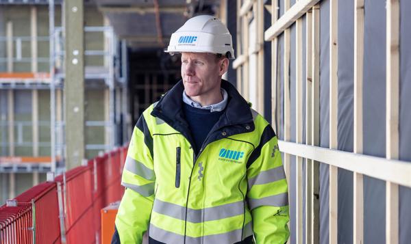 Regionleder Ole Einar Rongved i Ø.M. Fjeld Asker Entreprenør. Foto: Ø.M. Fjeld Asker Entreprenør