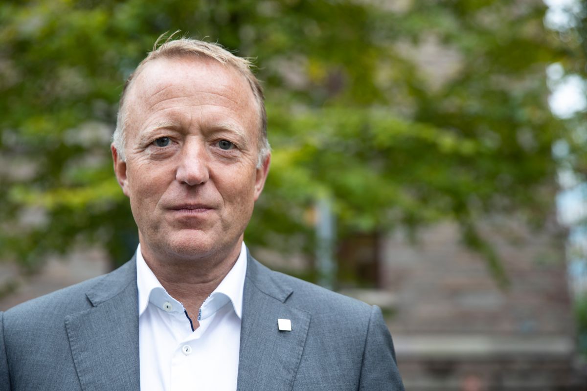 Administrerende direktør Harald Nikolaisen i Statsbygg sier oppfordringen fra regjeringen om at statlige virksomheter må spare på strømmen, ble tatt imot med glede. Foto: Berit Roald / NTB