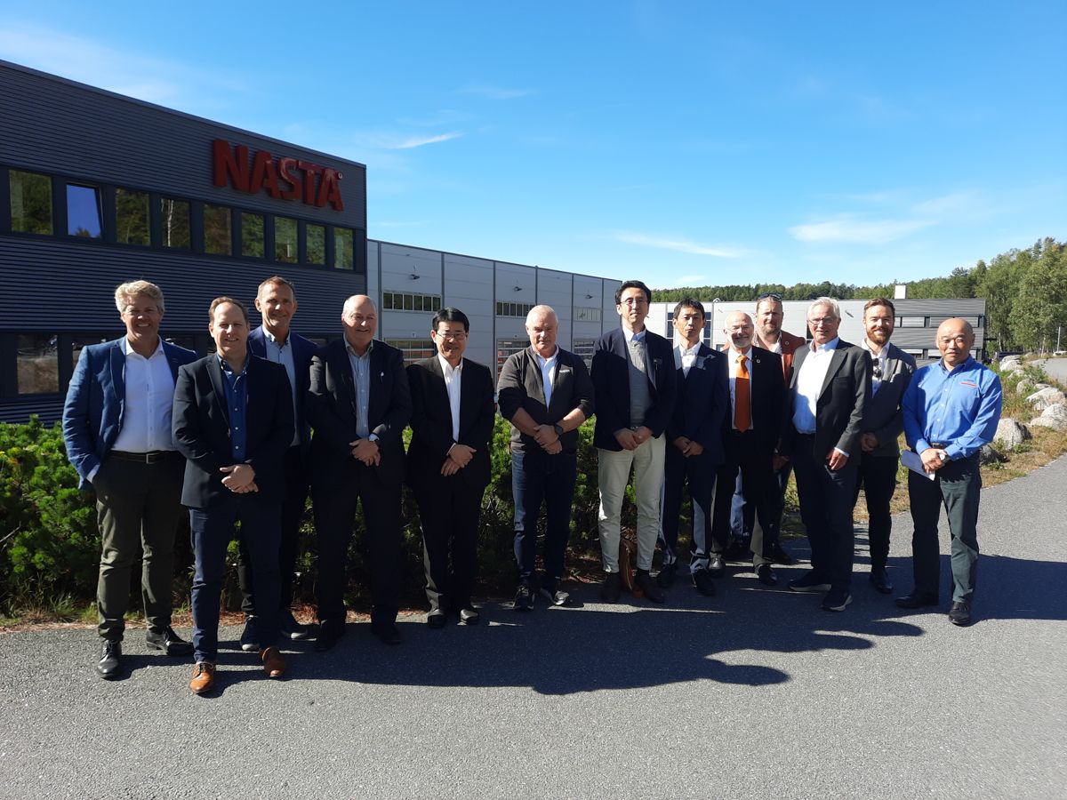 I forbindelse med 40-års jubileum for Hitachi i Norge, fikk Nasta denne uken storfint av Hitachi-ledere fra både hovedkontoret i Japan og Europa.