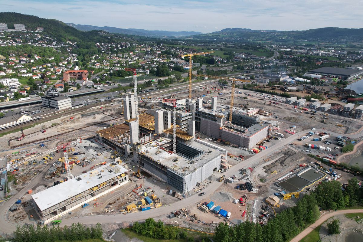Det nye sykehuset i Drammen skal være lokalsykehus for Lier, Drammen og Sande. Foto: Helse Sør-Øst RHF