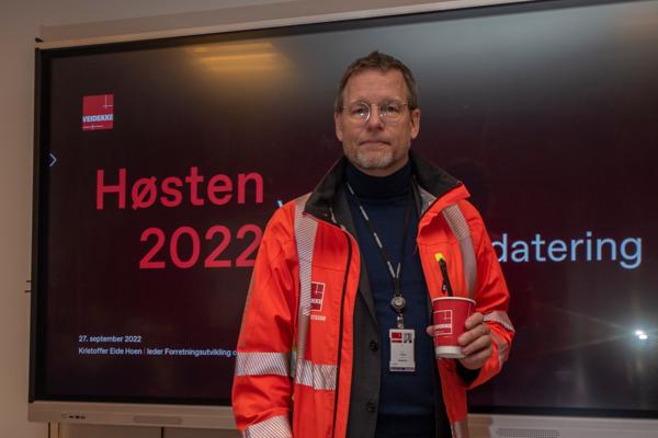 Konsernsjef Jimmy Bengtsson i Veidekke.