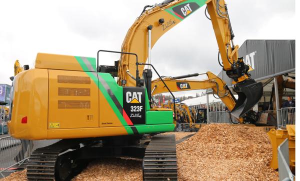 Pon Equipments elektriske 30 tonns Z-line Cat-graver. Foto: Ådne Homleid