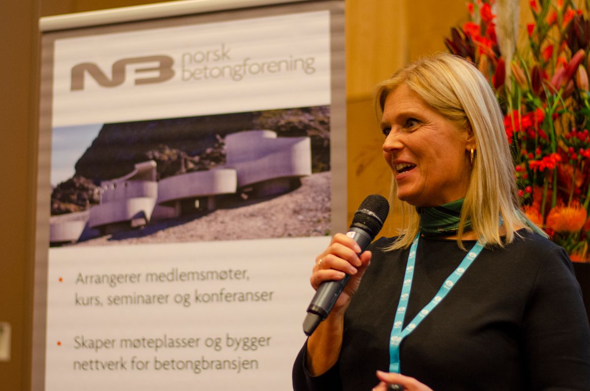 Daglig leder Cecilie Hagby i Norsk Betongforening. Foto: Sindre Sverdrup Strand