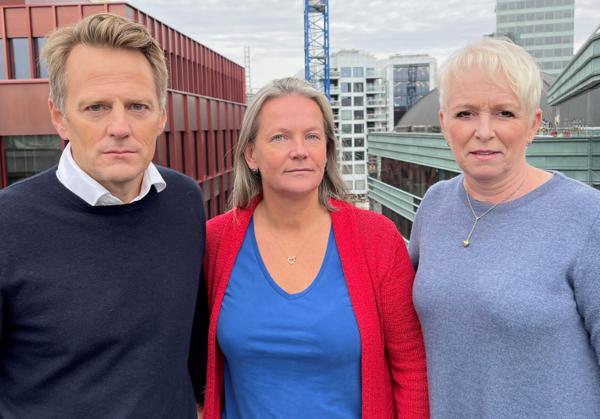 F.v. Jøns Sjøgren, Hilde Widerøe Wibe og Heidi Finstad (Foto: Treindustrien)