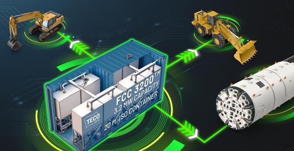TECO 2030 Fuel Cell Container vil fungere som en nullutslippsenergiløsning for lading av Implenia Norges elektriske maskineri og byggeplasser.