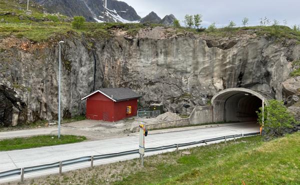 Det blir ingen anleggsstart for det planlagte arbeidet i Nappstraumtunnelen i 2024. Foto: Erik Betten/Statens vegvesen