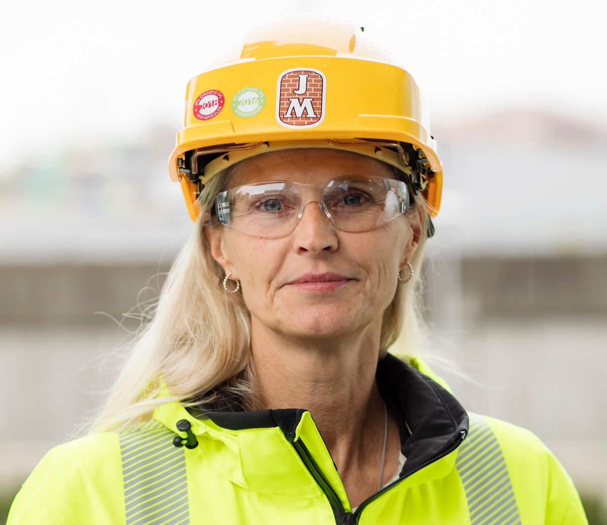 – Vi gleder oss til å bli enda bedre på sikkerhet gjennom en fullpakket, praktisk og erfaringsbasert sikkerhetsuke, sier HR-direktør Ann Kristin Søreid i JM Norge. Foto: JM Norge