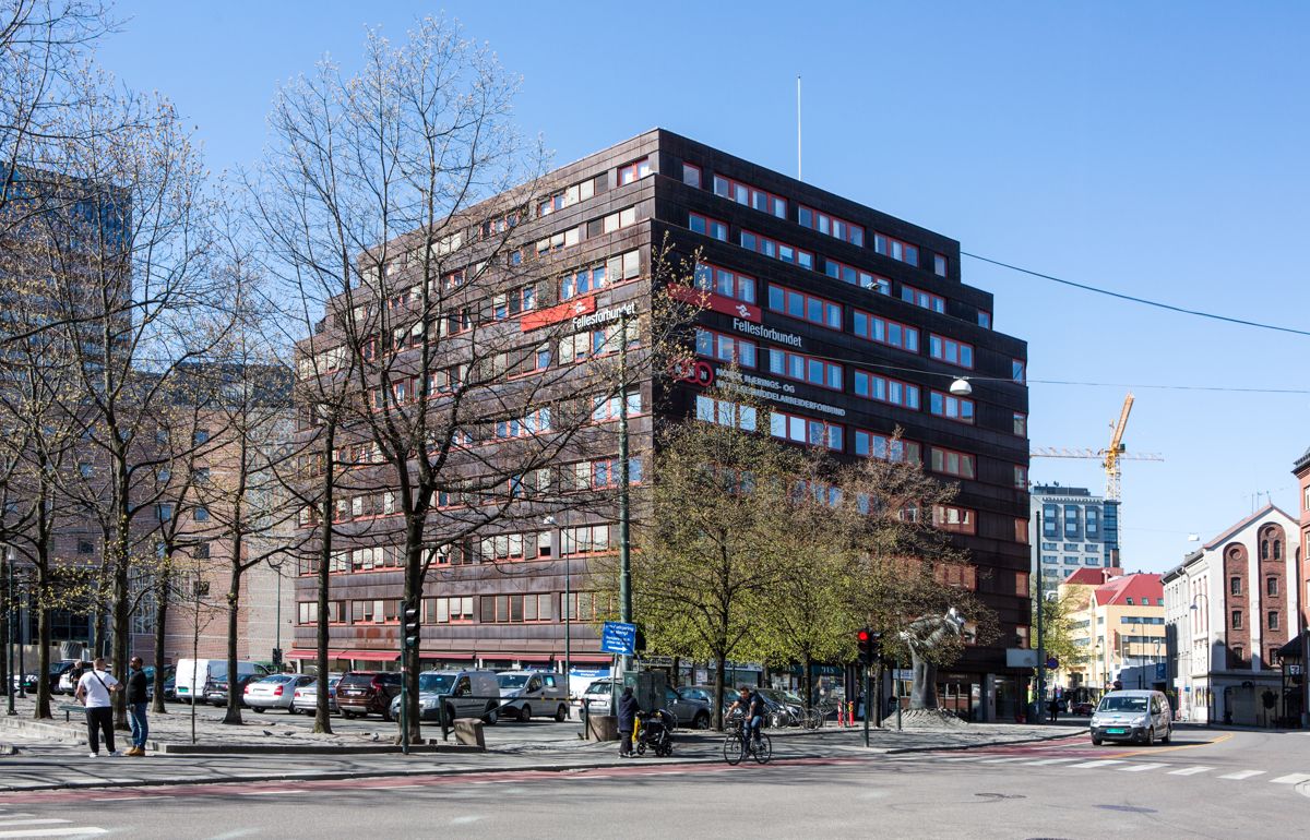 Dagens bygning på Lilletorget i Oslo sentrum ved Vaterlandsparken. Foto:Trygve Indrelid/Entra