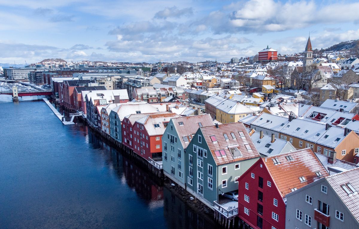 Trondheim krever, sammen med Oslo, Bergen og Stavanger, at alle vareleveranser i kommunen må skje med utslippsfri transport. Foto: Gorm Kallestad / NTB