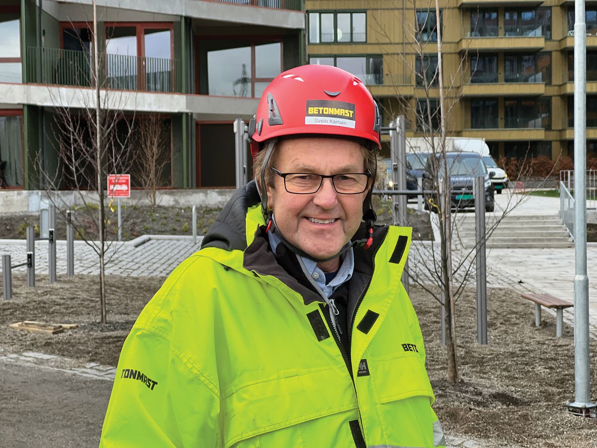 Svein Karlsen, prosjektleder i Betonmast Boligbygg.