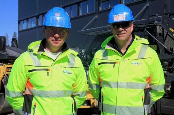 Daglig leder Danielius Padrostis (til venstre) og prosjektleder Frank J Stenkjær i Øst Asfalt mener Oslo kommune må ta sin del av ansvaret etter at Agro Anlegg gikk konkurs tidligere i år. Foto: Øst Asfalt