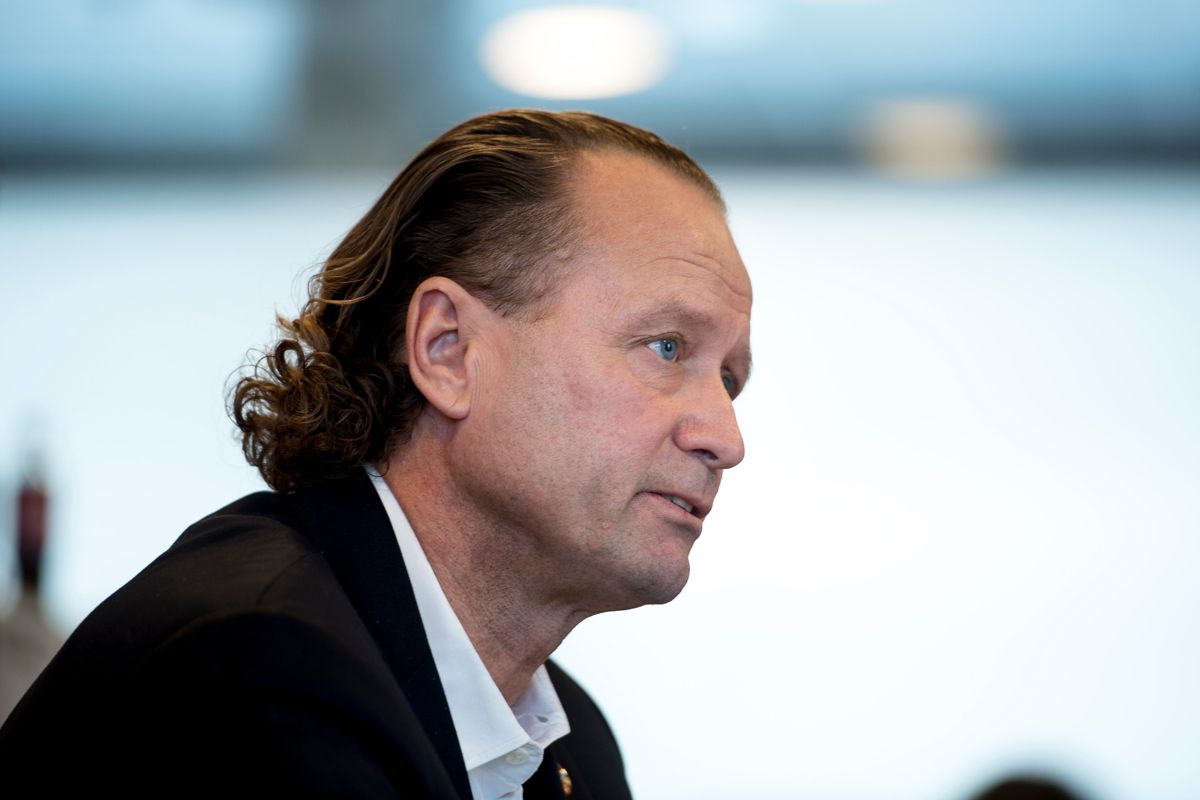 Jan Erik Saugestad i Storebrand, som ikke lenger skal investere i selskaper som dumper gruveslam i sjø. Foto: Carina Johansen / NTB