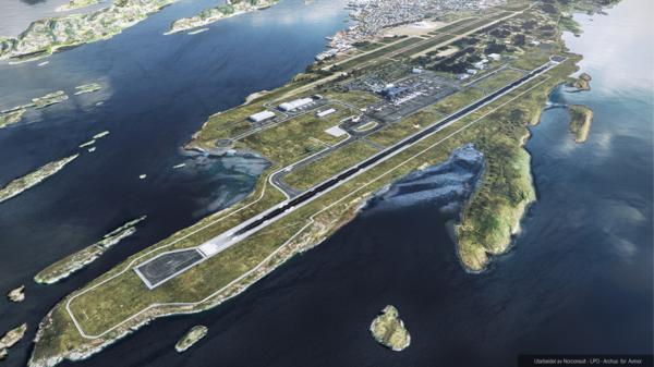 Slik skal nye Bodø Lufthavn bli. Illustrasjon: Norconsult/LPO/Archus/Avinor