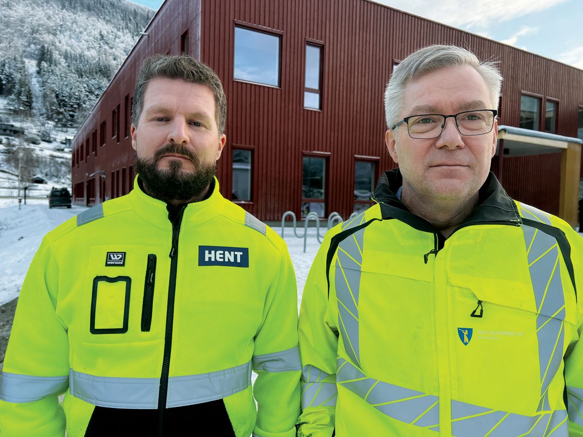 Prosjektleder Ole Asbjørn Grannes i HENT (t.v) og prosjektleder Per Ivar Dahlum i Sel kommune har hatt et godt samspill i prosjektet.