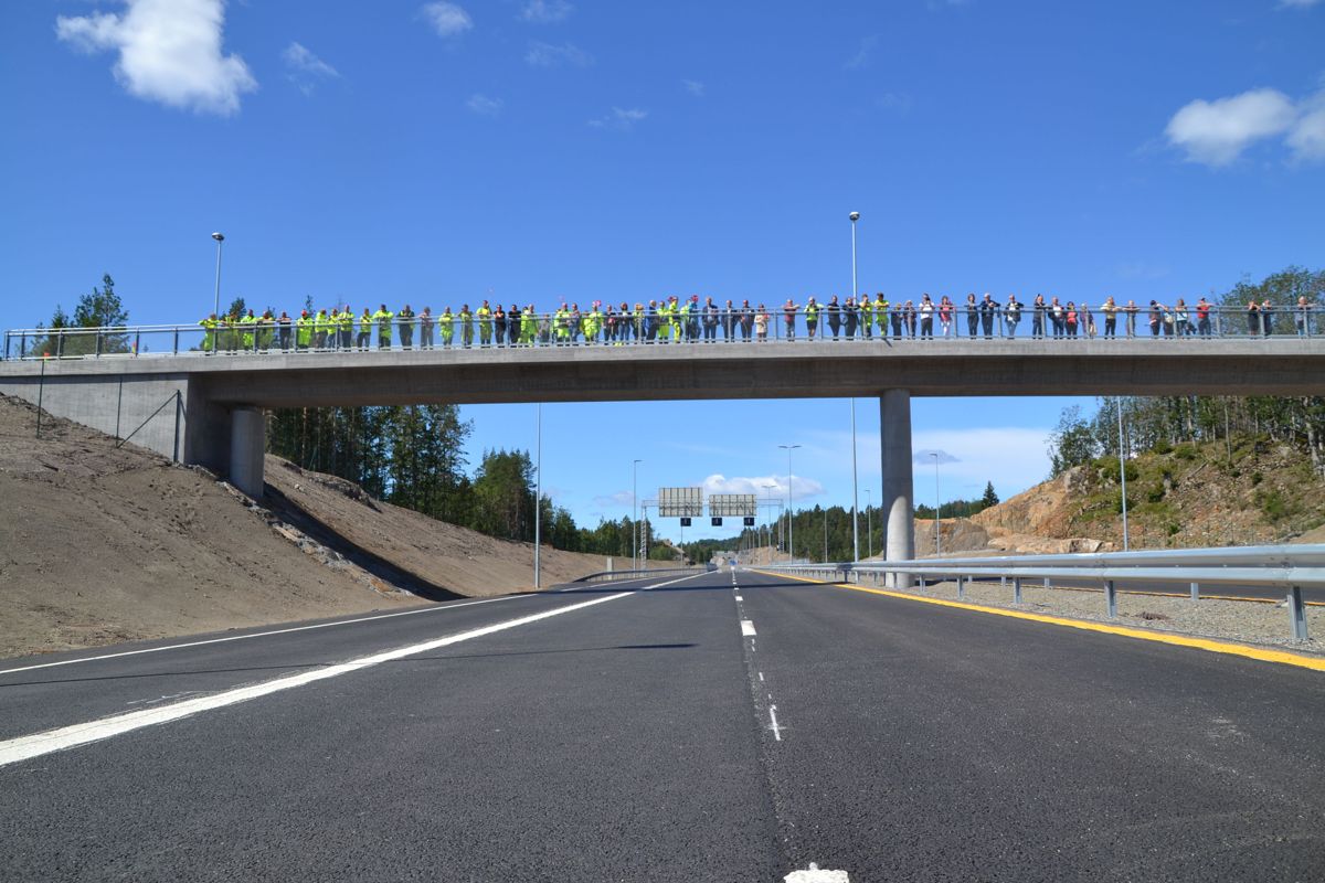 Nye Veier åpnet 22 kilometer med ny motorvei.