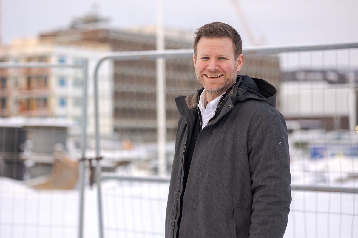 Eirik Stander, digitaliseringsdirektør i HI Entreprenører. Foto:  HI Entreprenører