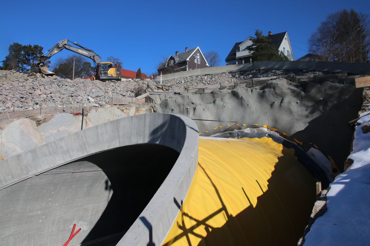 TETT PÅ. Tunnelarbeidene er tett på både bebyggelse og annen infrastruktur i Oslo.
