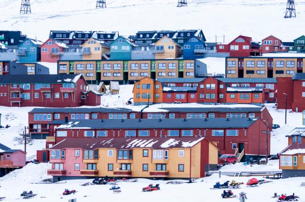 Longyearbyen på Svalbard. Illustrasjonsfoto: Ole Berg-Rusten / NTB