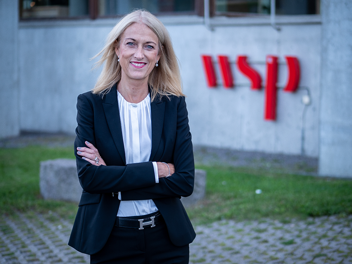 Anna-Lena Öberg-Högsta, administrerende direktør i WSP Norden. Foto: WSP