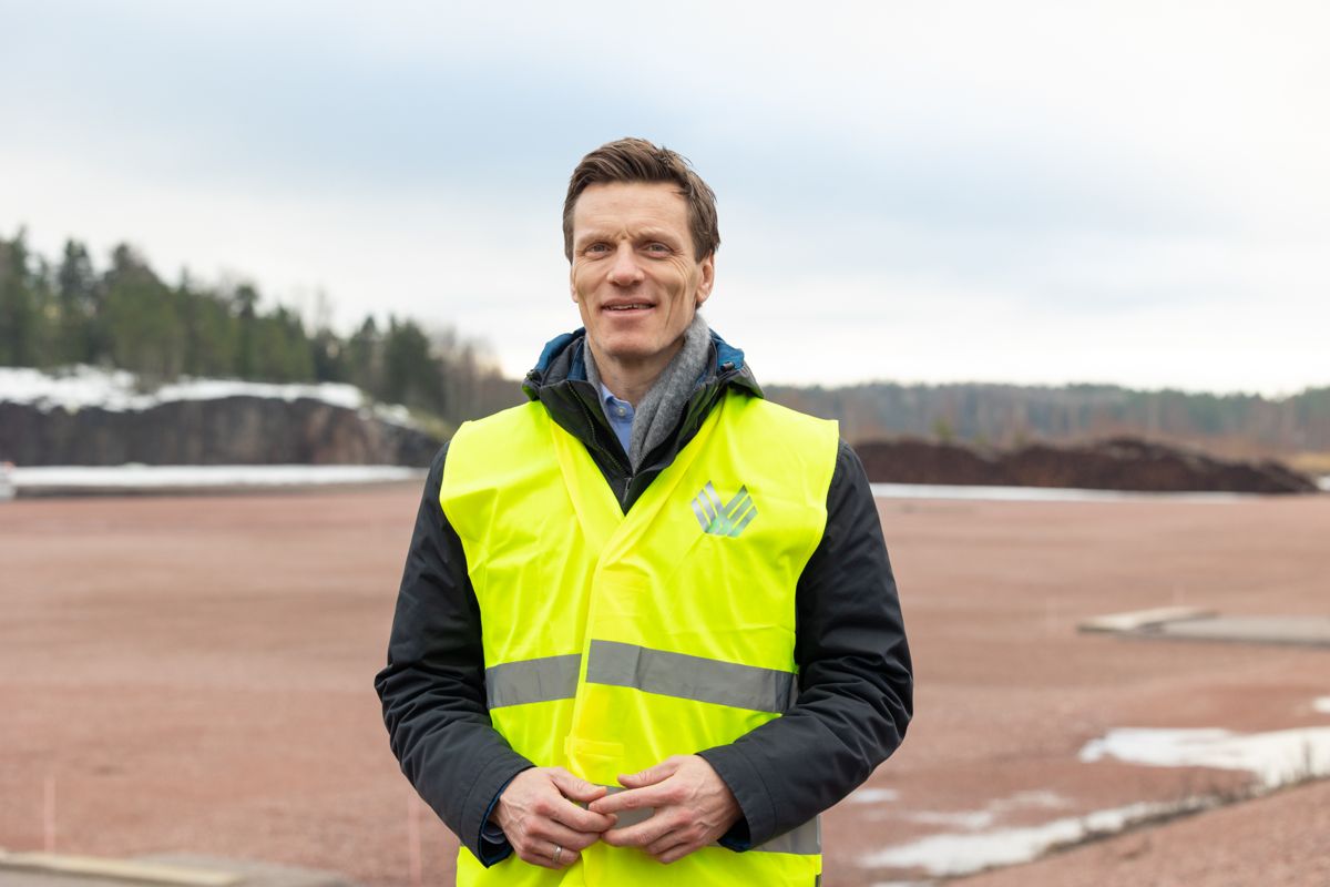 Administrerende direktør Hans Fredrik Wittusen i Blastr Green Steel.