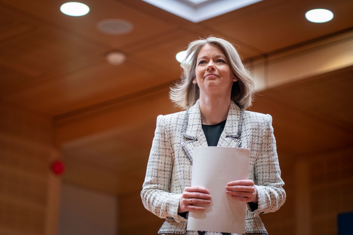 Styringsrenta settes opp 0,25 prosentpoeng til 3 prosent, opplyser sentralbanksjef Ida Wolden Bache. Foto: Heiko Junge / NTB
