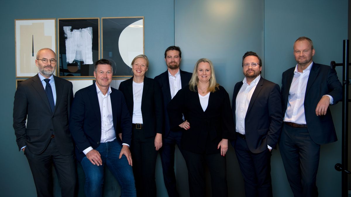 Anders Myhre (f.v.), Stig Walle, Marie Braadland, Marius Langnes, Jørgen Aardalsbakke og Øystein Myre Bremset. Foto: Grette