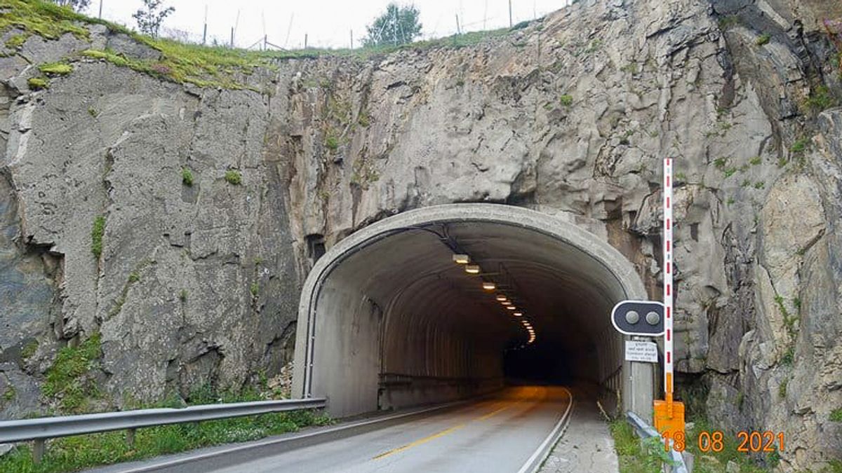 Nappstraumtunnelen ble åpnet i 1990. Nå skal Skanska rehabilitere tunnelen. Foto: Statens vegvesen