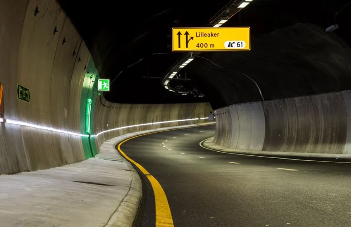 Rv.150 Granfosstunnelen på Ring 3 i Oslo er en av 29 tunneler i kontrakten. Foto: Espen Børresen/Statens vegvesen
