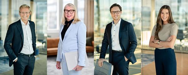 Jacob Solheim, Eva Westberg Persson, Sondre Kvikne Dotterud og Annabel Gåsvand.