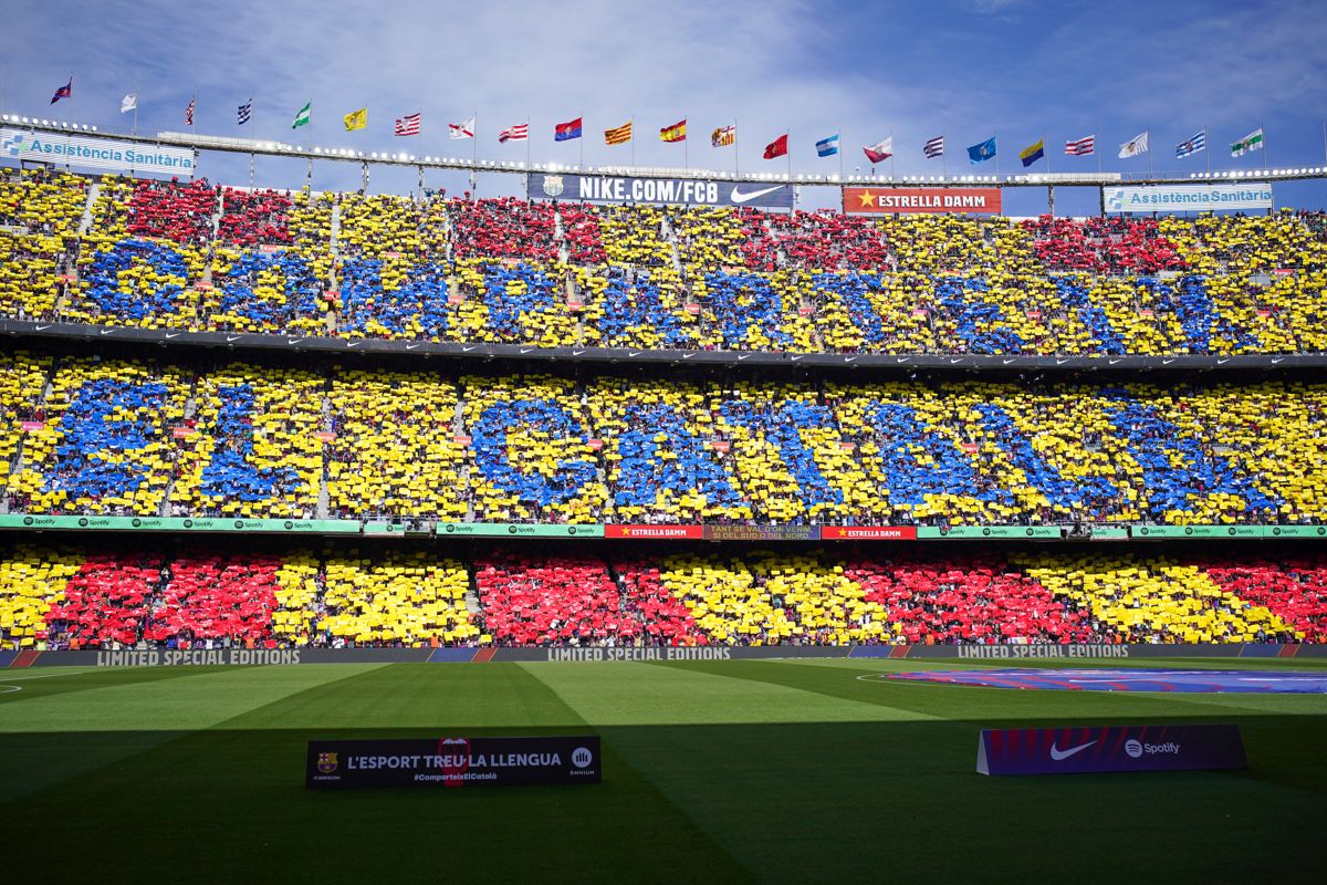 Camp Nou skal bygges om. Foto: Joan Mateu / AP / NTB