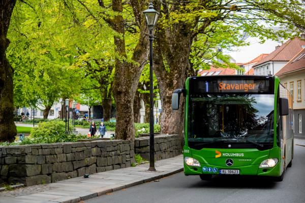 Bussene i Stavanger er nå gratis. Men kun for folk fra Stavanger. Foto: Fredrik Varfjell / NTB