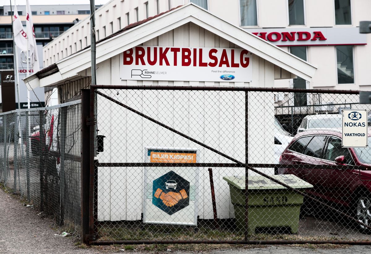 Illustrasjonsfoto av bruktbilsalg på Ensjø i Oslo. Foto: Lise Åserud / NTB