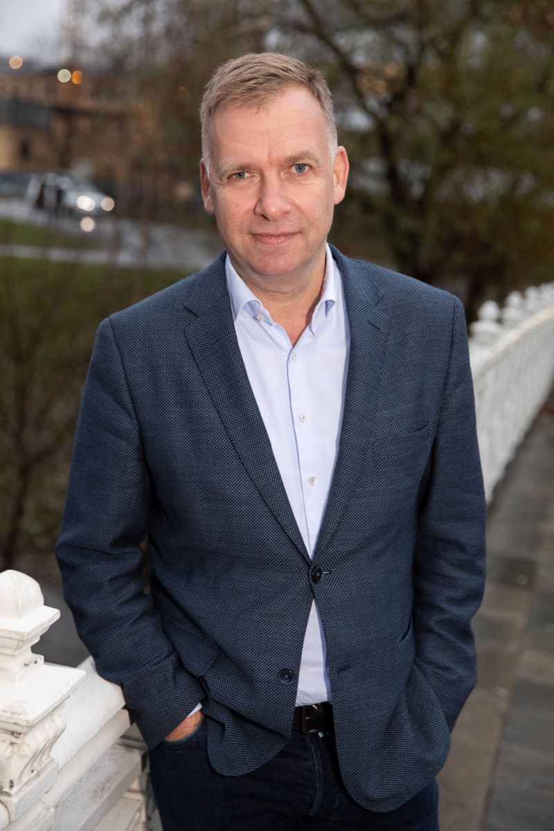 Administrerende direktør Arne Jebsen i Hunton Fiber. Foto: Hunton Fiber