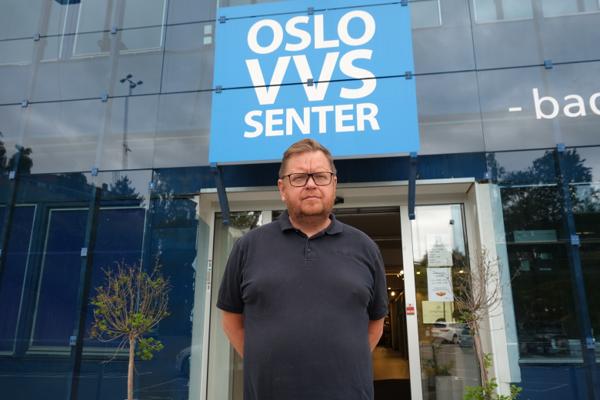Daglig leder i Oslo VVS Senter, Lars-Henrik Andresen. Foto: Marius Lysø