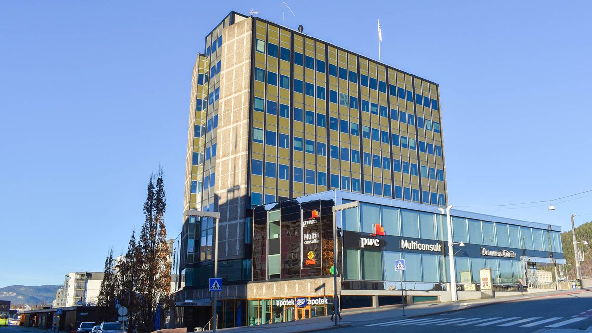 Ticonbygget i Drammen. Foto: Multiconsult