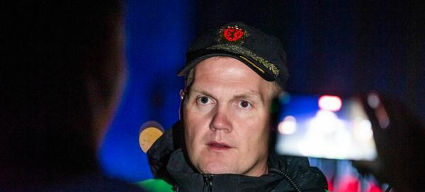 Innsatsleder i Sør-Øst politidistrikt, Tor Einar Bakken. Foto: Trond Reidar Teigen/NTB