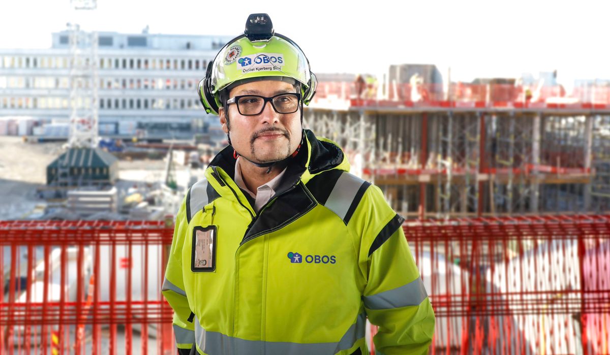 Konsernsjef Daniel Kjørberg Siraj i OBOS mener boligtopper bruker for store ord om statsbudsjettet som er lagt frem.   Bildet ble tatt 14. februar 2020 på Ulven i Oslo.  Fotograf: Trygve Indrelid